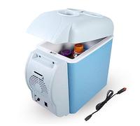 HAZARA Mini Congelateur Portatif, 7.5L, Voiture 12v,Faible Bruit Refrigerateur Voyage, Fonction Refroidissement Et Chauffage Mini Congelateur, pour Tous Les VéHicules 12v