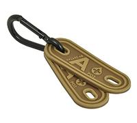 Hazard 4 Lot de 2 indicateurs de Groupe sanguin avec Mousqueton A Positif