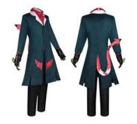 Hazbin Alastor Blitzo Hôtel Cosplay | Costume de Cosplay Anime Hazbin Merch | Tenue de Cosplay Halloween Cosplay | Ensemble Complet de Tenues D'anime Pour Spectacle de Cosplay, Soirée a Thème