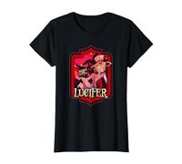 Hazbin Hôtel - Lucifer T-Shirt, Femme, Noir, S