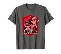Hazbin Hôtel - Lucifer T-Shirt, Homme, Asphalte, 4XL
