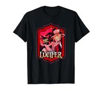 Hazbin Hôtel - Lucifer T-Shirt, Homme, Noir, 4XL