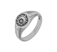 Haze&Glory Bague 'Sacred Sun' noir / argent, Taille 68