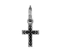 Haze&Glory Boucles d'oreilles noir / argent, Taille XS-XXL