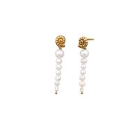 Haze&Glory Boucles d'oreilles or / blanc, Taille One Size