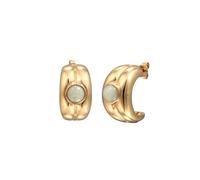 Haze&Glory Boucles d'oreilles or / vert pastel, Taille One Size