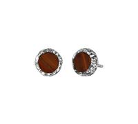 Haze&Glory Boucles d'oreilles rouge / argent, Taille XS-XXL