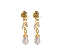 Haze&Glory Boucles d'oreilles 'Summertime' or / blanc perle, Taille One Size