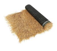 HAZEK Toit d'herbe De Chaume Synthétique,Rouleau De Paille Mexicaine Artificielle,Décoration De Toit De Chaume Ignifuge,Décoration De Fête Et De Bar Hawaïen,Terrasse De Clôture De (3.2x65.6ft(1x20m))