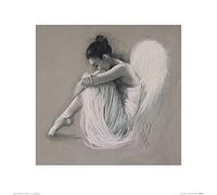 Hazel Bowman (Angel Wings IV 40 x 40 cm Toile Imprimée