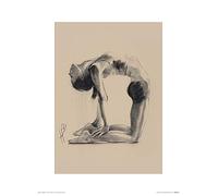 Hazel Bowman (Camel Pose 30 x 40 cm Toile Imprimée