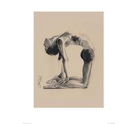 Hazel Bowman (Camel Pose 60 x 80 cm Toile Imprimée