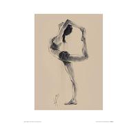 Hazel Bowman (Lord of The Dance Pose 30 x 40 cm Toile Imprimée