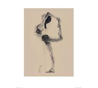 Hazel Bowman (Lord of The Dance Pose 60 x 80 cm Toile Imprimée