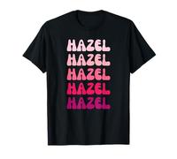 Hazel First Name Minimalist Design T-Shirt