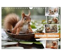 Hazelnuts Abenteuer (Wandkalender 2026 DIN A4 quer), CALVENDO Monatskalender: Ein bezaubernder Streifzug durch die Jahreszeiten mit einem mutigen kleinen Eichhörnchen
