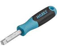 HAZET 1/4" manche enfichable 811-UK, longueur 134 mm, pour actionnement manuel, sortie à quatre pans 1/4 pouce, avec sécurité à billes, manche antidérapant à 3 composants