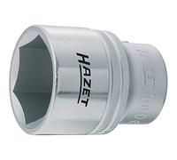 Hazet 1000-50 Douille carré creux 20 mm/profil à 6 pans extérieurs Taille 50 longueur 76 mm