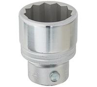 Hazet 1000AZ-1.3/8 Douille carré creux 20 mm/profil à 12 pans extérieurs Taille 1.3/8 longueur 61.5 mm