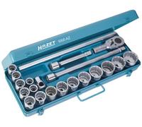Hazet Jeu de clés à douille métrique, en pouces 3/4\ (20 mm) 21 pièces 1000AZ