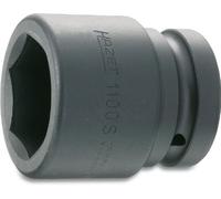 Hazet 1100S-30 Douille à chocs/carré creux 25 mm/profil à 6 pans extérieurs Taille 30 longueur 62 mm