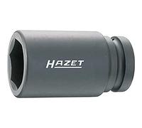 Hazet 1100SLG-33 Douille à chocs/carré creux 25 mm/profil à 6 pans extérieurs Taille 33 longueur 110 mm