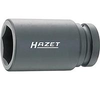 Hazet 1100SLG-38 Douille à chocs/carré creux 25 mm/profil à 6 pans extérieurs Taille 38 longueur 110 mm