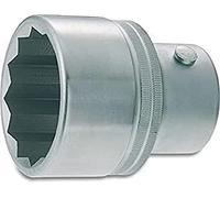 Hazet 1100Z-32 Douille carré creux 25 mm/profil à 12 pans extérieurs Taille 32 longueur 60 mm