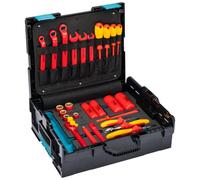 HAZET Kit d'outils isolé de protection 150/27 | Utilisation universelle pour tous les travaux sur systèmes haute tension dans l'artisanat, l'industrie ou les véhicules électriques et hybrides