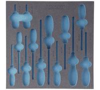 Hazet 163-100L 163-100L Insert en mousse (L x l) 344 mm x 342 mm