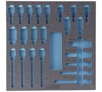Hazet 163-119L 163-119L Insert en mousse (L x l) 344 mm x 342 mm