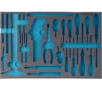 HAZET 163-120L Plateau en mousse souple à 2 composants ∙ 519 mm x 342 mm