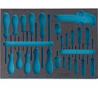 Hazet 163-141L Garniture en mousse souple bi matière