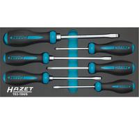 HAZET 163-184/6 Jeu de tournevis HEXAnamic® ∙ Profil Phillips (PH), Profil Fente ∙ 0,8 x 4 - 1,2 x 8 ∙ PH1 - PH2 ∙ Nombre d'outils : 6
