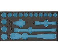 Hazet 163-191L Garniture en mousse souple bi matière