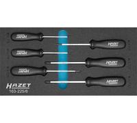 HAZET 163-225/6 Jeu de tournevis ∙ TORX® ∙ TORX® profil intérieur ∙ T10 - T30 ∙ Nombre d'outils : 6
