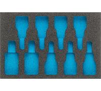 Hazet 163-271L Garniture en mousse souple bi matière