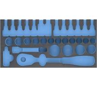 Hazet 163-272L 163-272L Insert en mousse (L x l) 342 mm x 172 mm