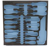 Hazet 163-297L 163-297L Insert en mousse (L x l) 344 mm x 342 mm