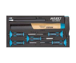 Hazet 163-299/8 Jeu de Chasse Goupille, Multicolore