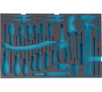 HAZET 163-31L Plateau en mousse souple à 2 composants ∙ 519 mm x 342 mm