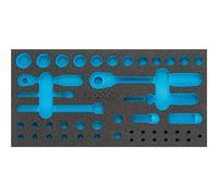 Hazet 163-351L Garniture en mousse souple bi matière