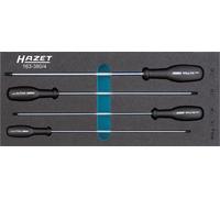 HAZET 163-380/4 Jeu de tournevis ∙ TORX® ∙ Profil TORX® intérieur ∙ T15 ∙ T20 ∙ T25 ∙ T30 ∙ Nombre d'outils : 4