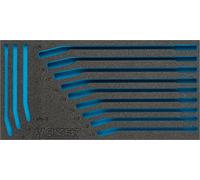 Hazet 163-385L Garniture en mousse souple bi matière