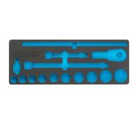 HAZET 163-396L Bac en mousse souple à 2 composants ∙ 570 mm x 220 mm