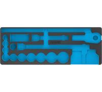 HAZET 163-399L Bac en mousse souple à 2 composants ∙ 570 mm x 220 mm