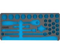 HAZET 163-404L Plateau en mousse souple à 2 composants ∙ 435 mm x 205 mm