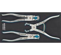 HAZET 163-425/3 Jeu de pinces pour colliers de serrage ∙ 342 mm x 172 mm ∙ Nombre d'outils : 3
