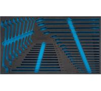 HAZET 163-478L Plateau en mousse souple à 2 composants ∙ 691 mm x 392 mm