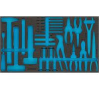 HAZET 163-479L Plateau en mousse souple à 2 composants ∙ 691 mm x 392 mm